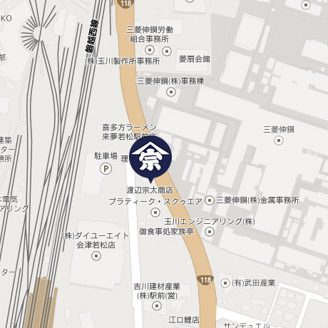 店舗の地図